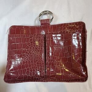 Maurice's~Maroon Handbag Insert‎ Organizer